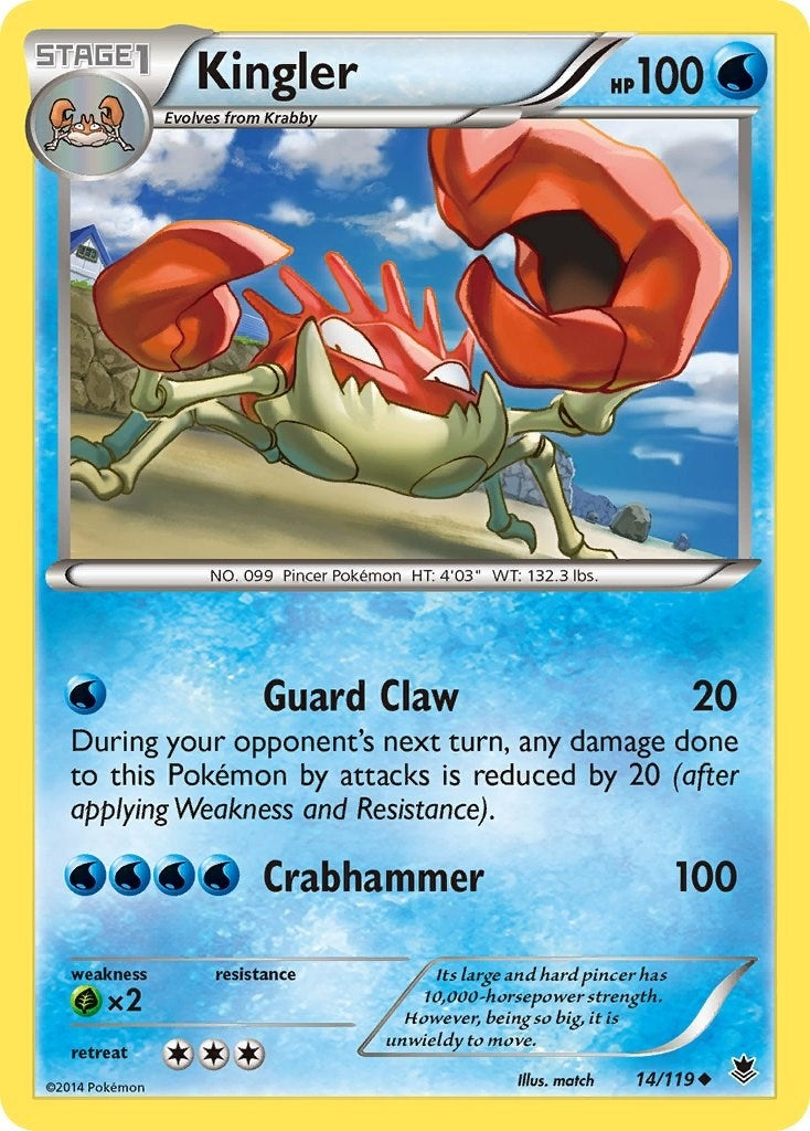 Image for Kingler (14/119) [XY - Phantom Forces] - Pokemon