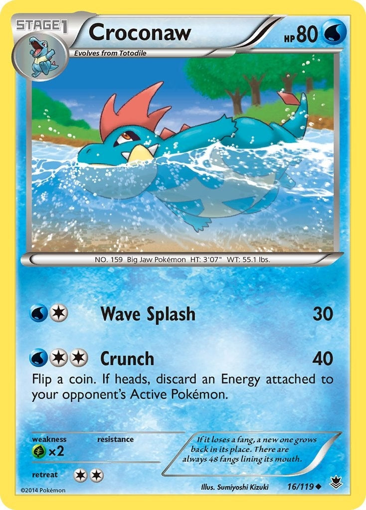 Image for Croconaw (16/119) [XY - Phantom Forces] - Pokemon