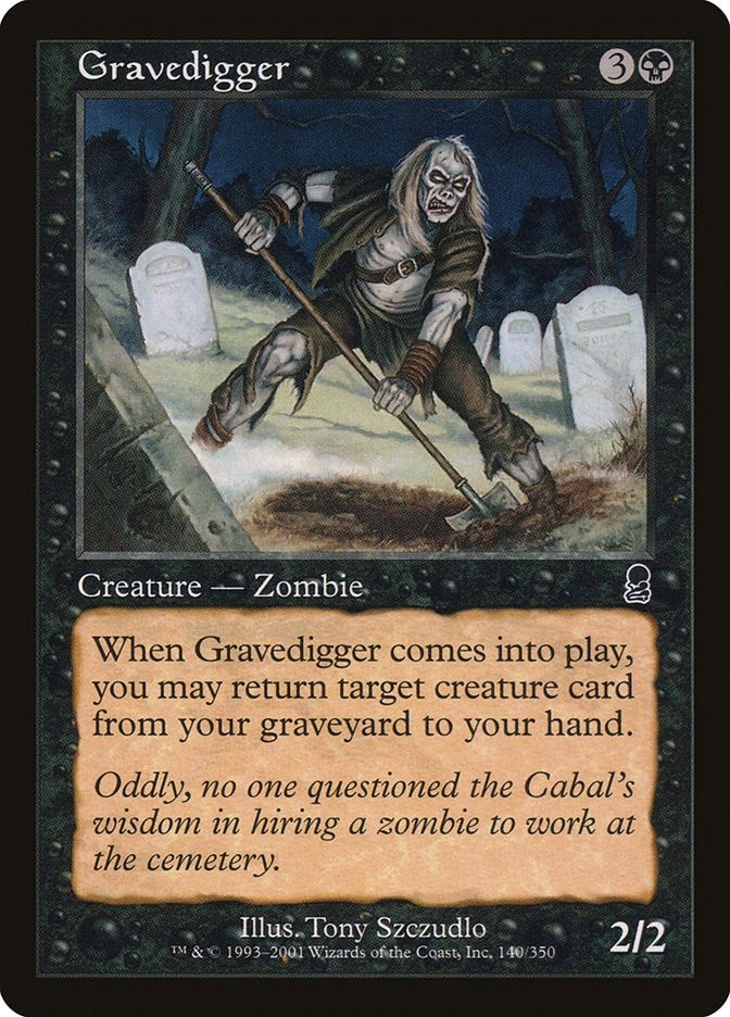 Image for Gravedigger (140) [Odyssey] - Magic: The Gathering