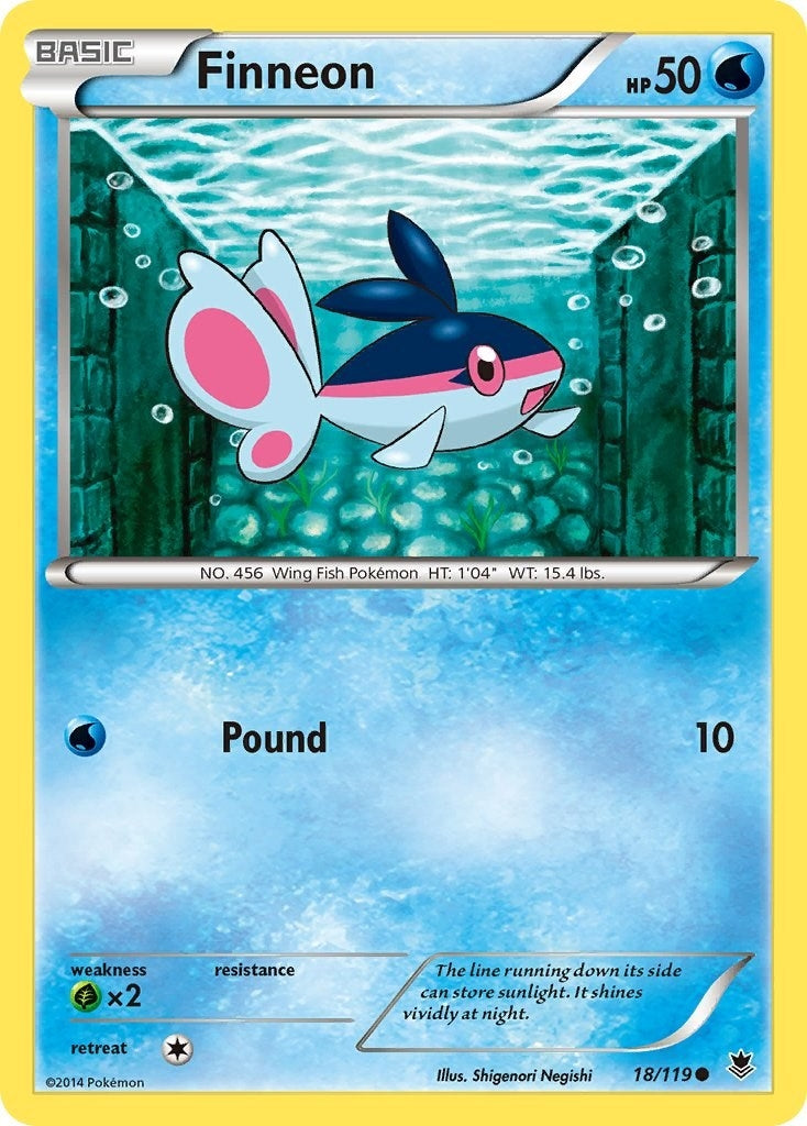 Finneon (18/119) [XY - Phantom Forces]