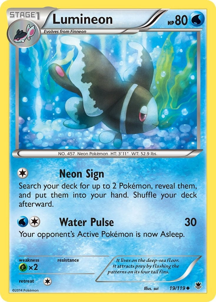 Image for Lumineon (19/119) [XY - Phantom Forces] - Pokemon