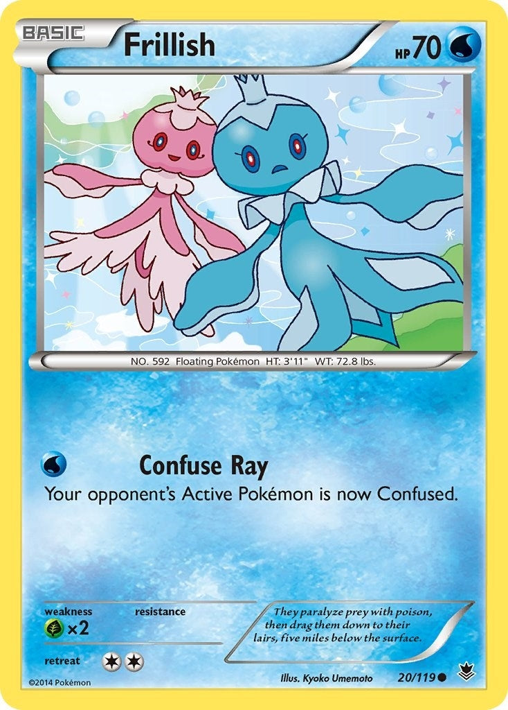 Image for Frillish (20/119) [XY - Phantom Forces] - Pokemon