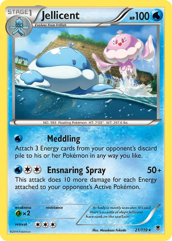 Image for Jellicent (21/119) [XY - Phantom Forces] - Pokemon