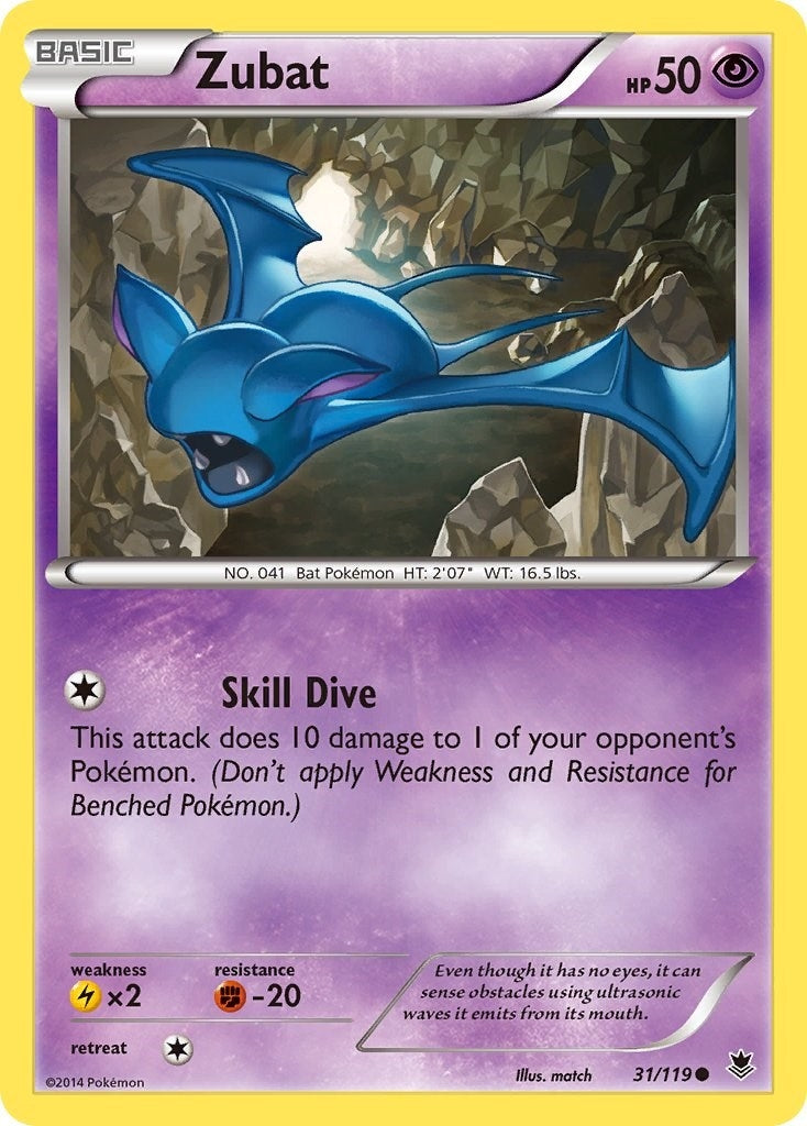 Image for Zubat (31/119) [XY - Phantom Forces] - Pokemon