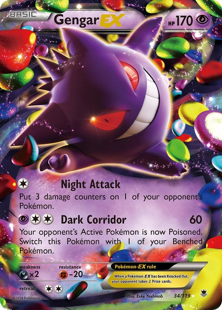 Image for Gengar EX (34/119) [XY - Phantom Forces] - Pokemon