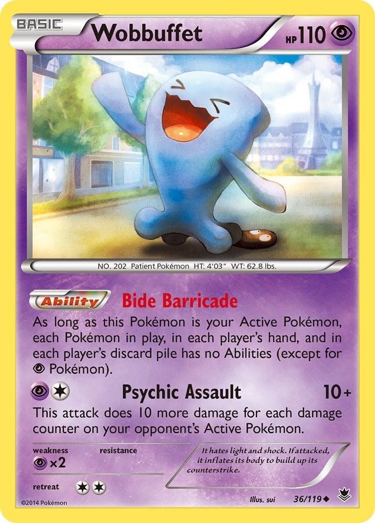 Image for Wobbuffet (36/119) [XY - Phantom Forces] - Pokemon