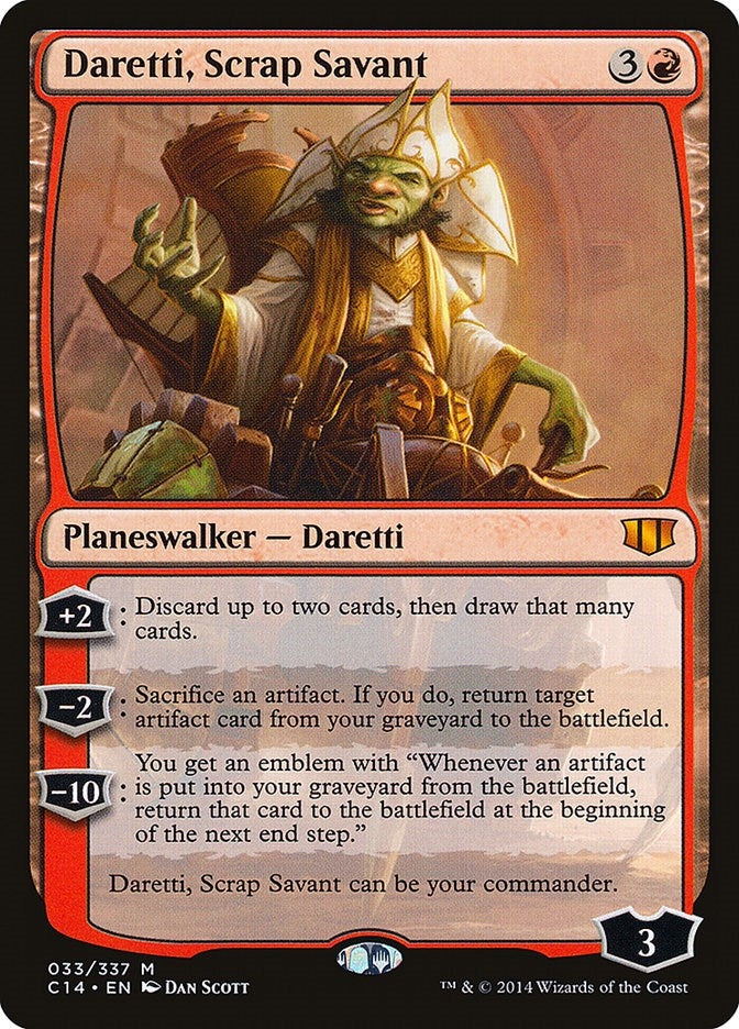Image for Daretti, Scrap Savant (33) [Commander 2014] - Magic: The Gathering