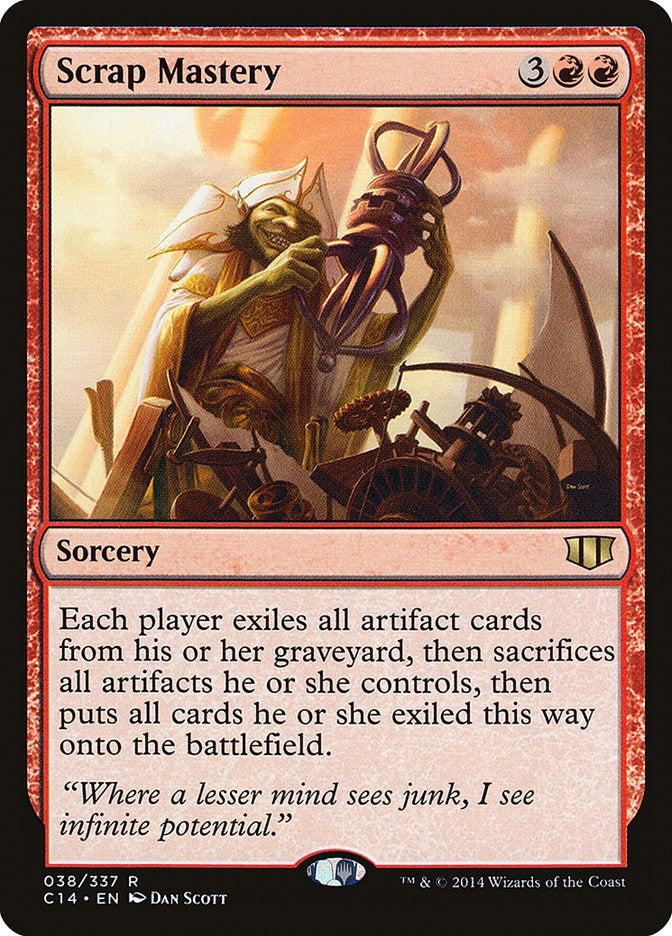 Image for Scrap Mastery (38) [Commander 2014] - Magic: The Gathering
