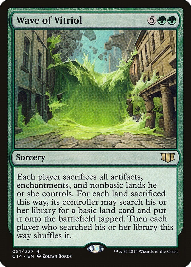 Image for Wave of Vitriol (51) [Commander 2014] - Magic: The Gathering