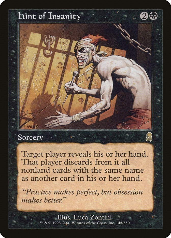 Image for Hint of Insanity (143) [Odyssey] - Magic: The Gathering