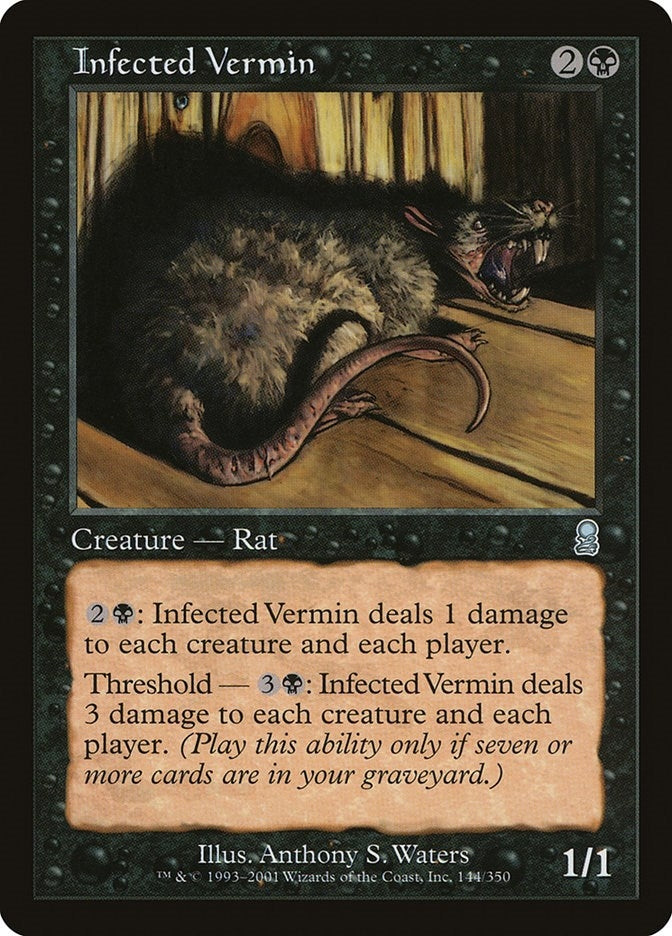 Image for Infected Vermin (144) [Odyssey] - Magic: The Gathering