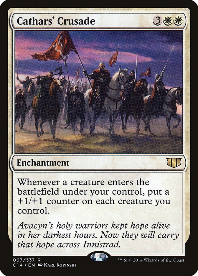 Image for Cathars' Crusade (67) [Commander 2014] - Magic: The Gathering