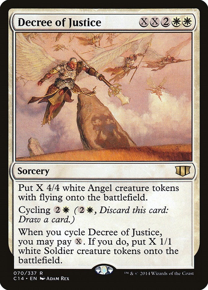 Image for Decree of Justice (70) [Commander 2014] - Magic: The Gathering