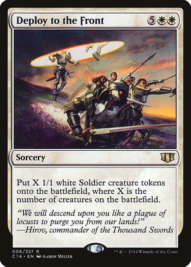 Image for Deploy to the Front (6) [Commander 2014] - Magic: The Gathering