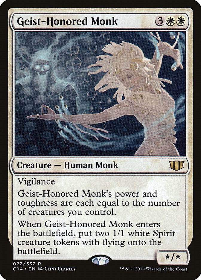 Image for Geist-Honored Monk (72) [Commander 2014] - Magic: The Gathering
