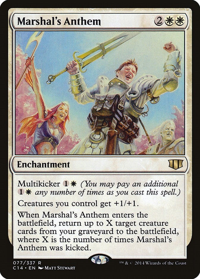 Image for Marshal's Anthem (77) [Commander 2014] - Magic: The Gathering