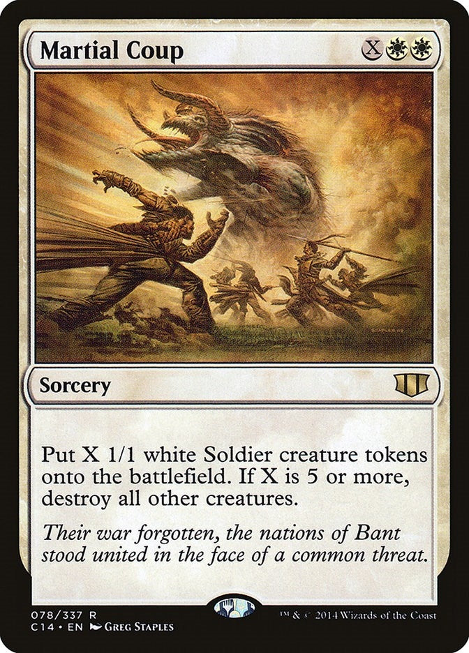 Image for Martial Coup (78) [Commander 2014] - Magic: The Gathering