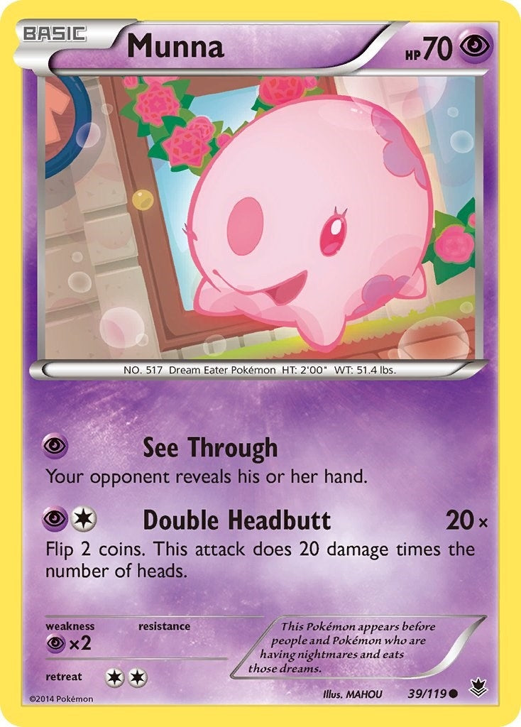 Image for Munna (39/119) [XY - Phantom Forces] - Pokemon
