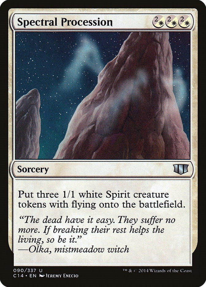 Image for Spectral Procession (90) [Commander 2014] - Magic: The Gathering