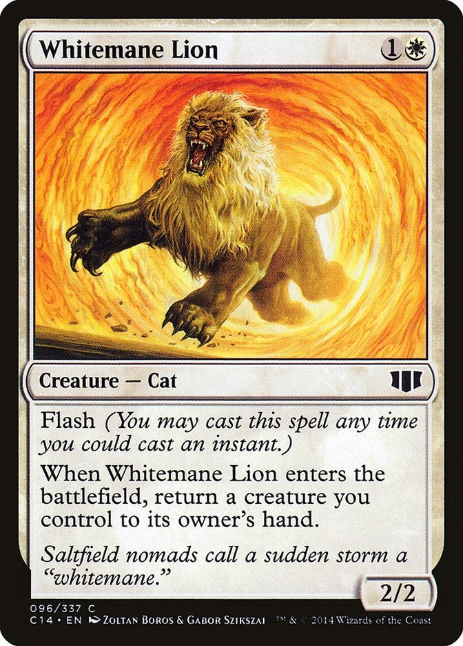 Image for Whitemane Lion (96) [Commander 2014] - Magic: The Gathering