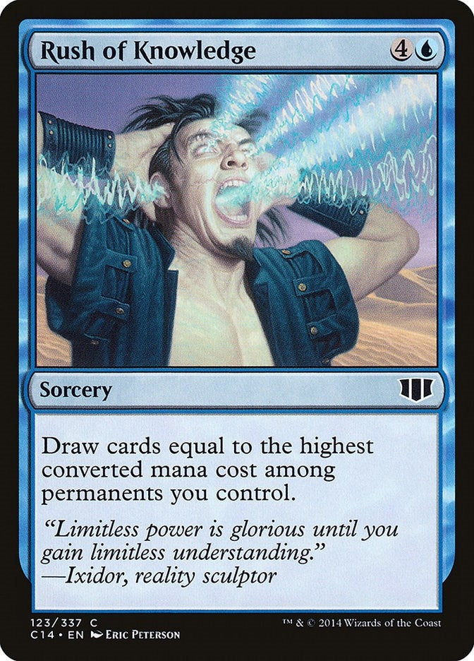 Image for Rush of Knowledge (123) [Commander 2014] - Magic: The Gathering