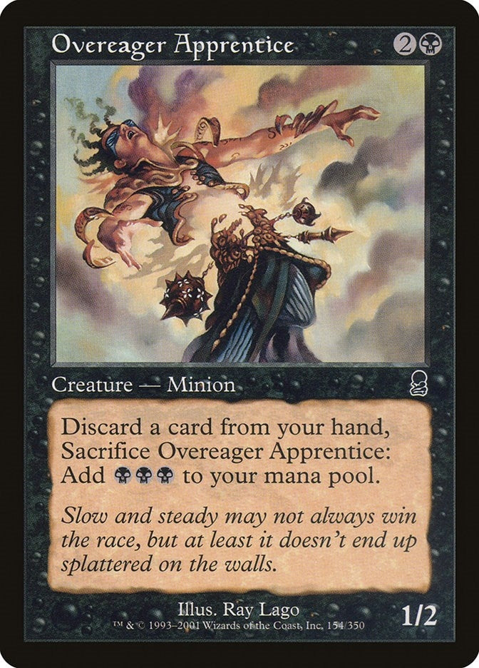 Image for Overeager Apprentice (154) [Odyssey] - Magic: The Gathering