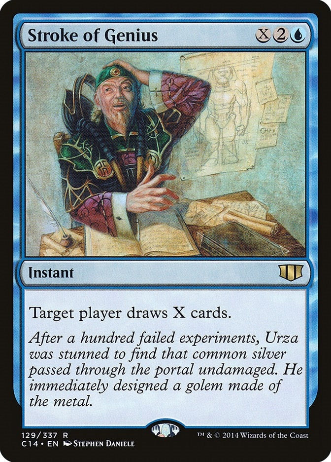 Image for Stroke of Genius (129) [Commander 2014] - Magic: The Gathering