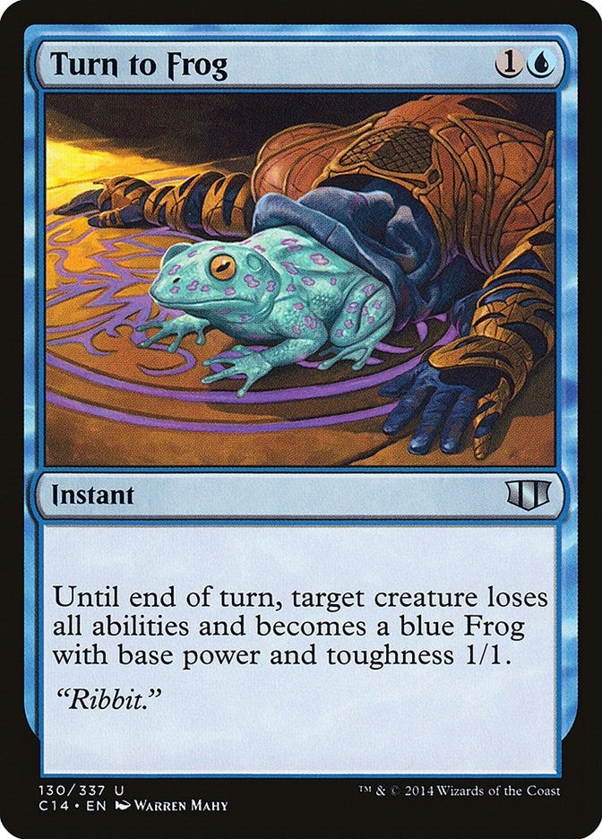 Image for Turn to Frog (130) [Commander 2014] - Magic: The Gathering
