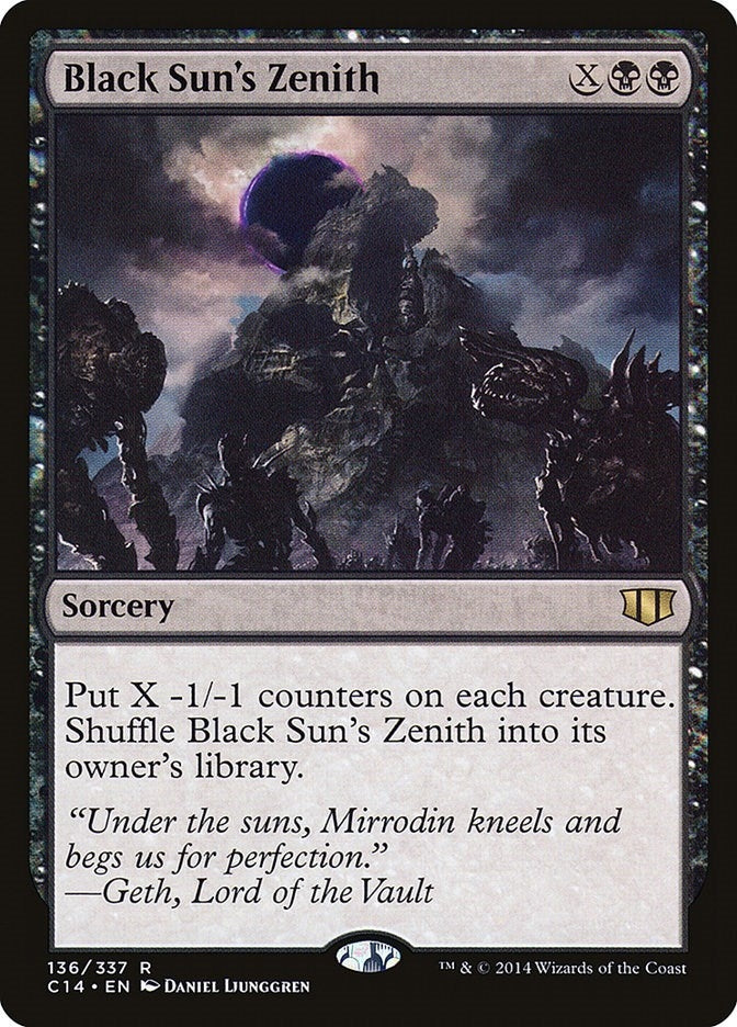 Image for Black Sun's Zenith (136) [Commander 2014] - Magic: The Gathering