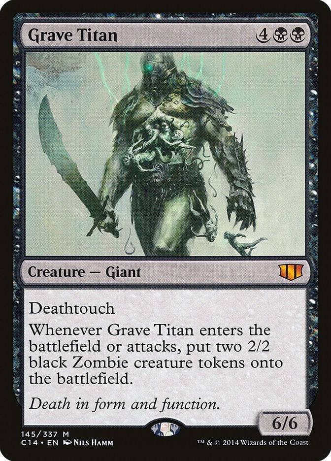 Image for Grave Titan (145) [Commander 2014] - Magic: The Gathering