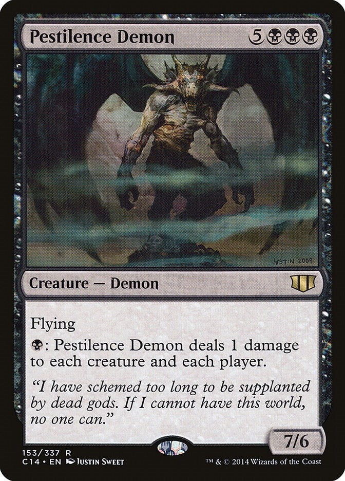 Image for Pestilence Demon (153) [Commander 2014] - Magic: The Gathering