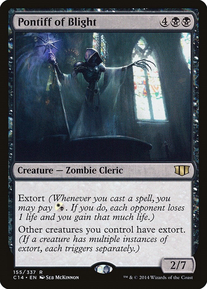 Image for Pontiff of Blight (155) [Commander 2014] - Magic: The Gathering