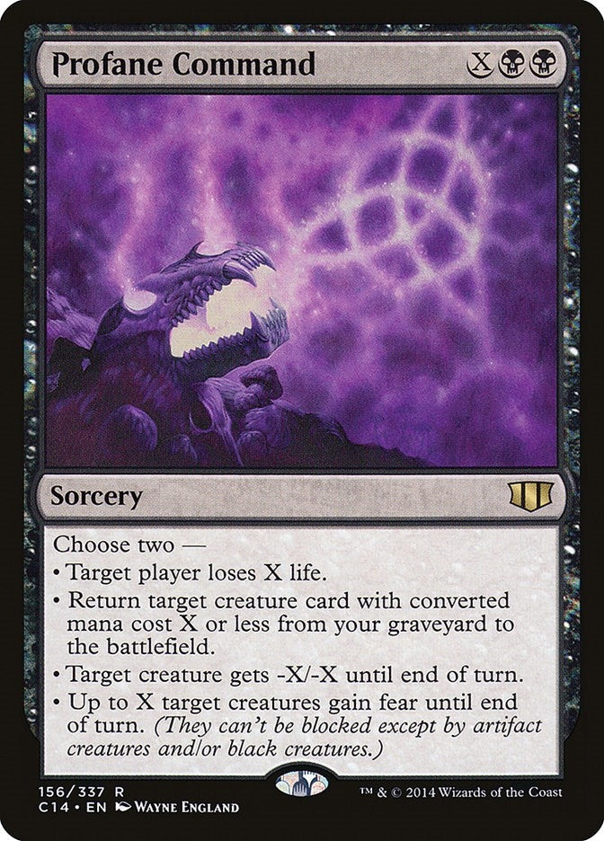 Image for Profane Command (156) [Commander 2014] - Magic: The Gathering