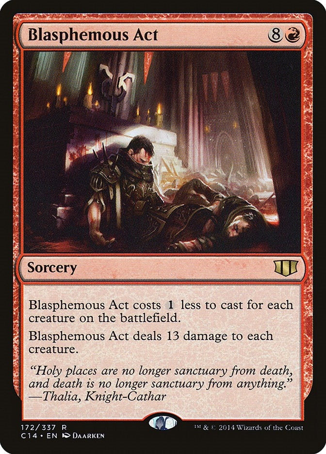 Image for Blasphemous Act (172) [Commander 2014] - Magic: The Gathering