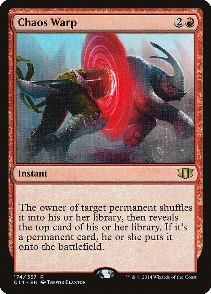 Image for Chaos Warp (174) [Commander 2014] - Magic: The Gathering
