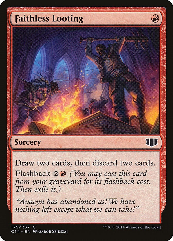 Image for Faithless Looting (175) [Commander 2014] - Magic: The Gathering