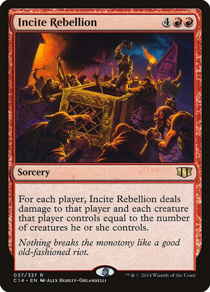 Image for Incite Rebellion (37) [Commander 2014] - Magic: The Gathering