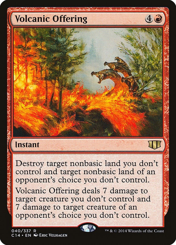 Image for Volcanic Offering (40) [Commander 2014] - Magic: The Gathering
