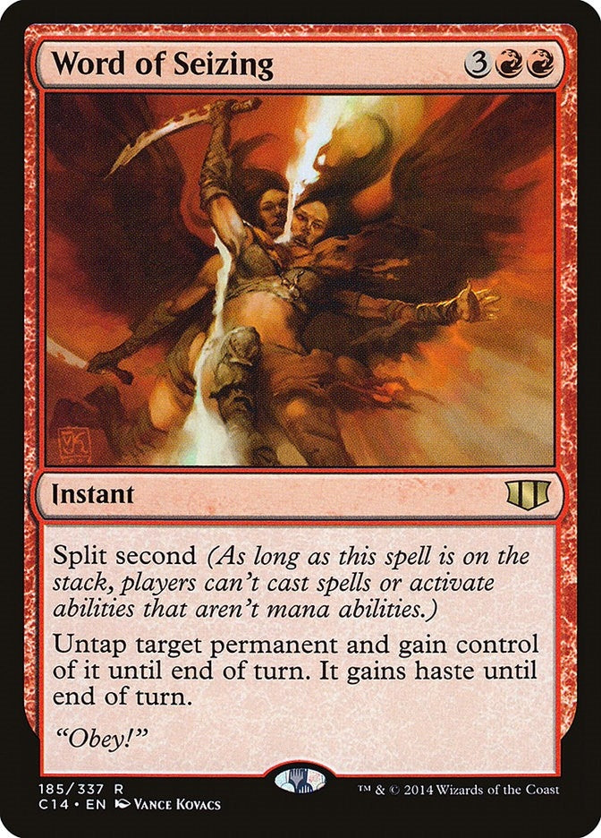 Image for Word of Seizing (185) [Commander 2014] - Magic: The Gathering