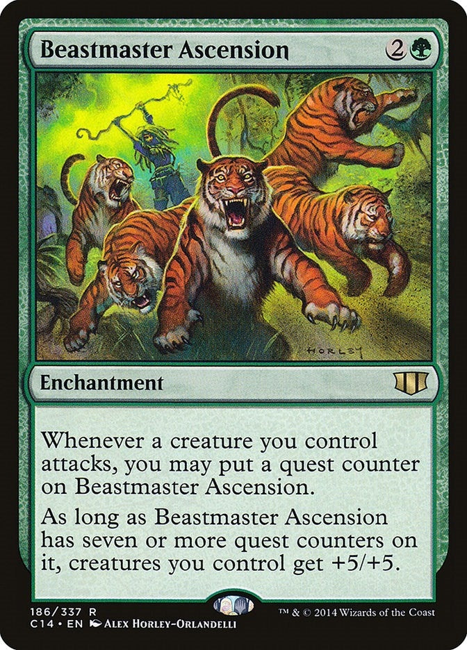 Image for Beastmaster Ascension (186) [Commander 2014] - Magic: The Gathering