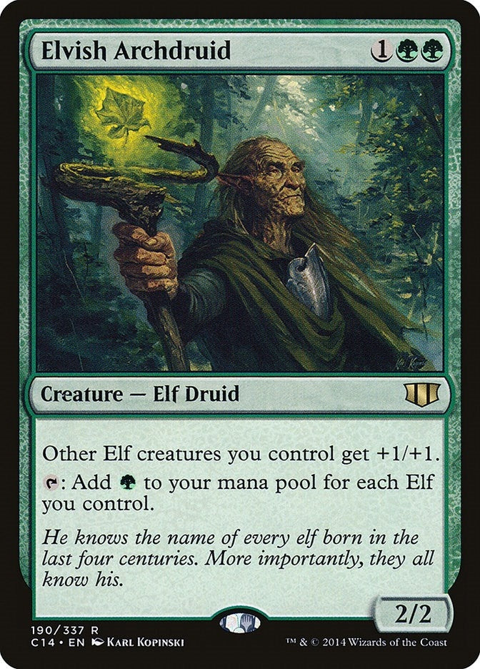 Image for Elvish Archdruid (190) [Commander 2014] - Magic: The Gathering