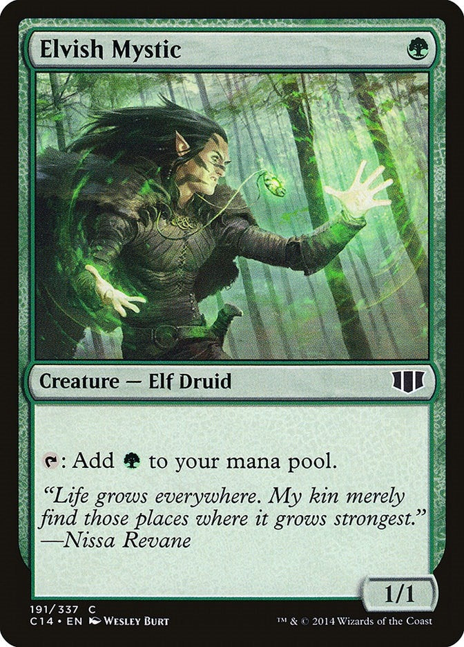 Image for Elvish Mystic (191) [Commander 2014] - Magic: The Gathering