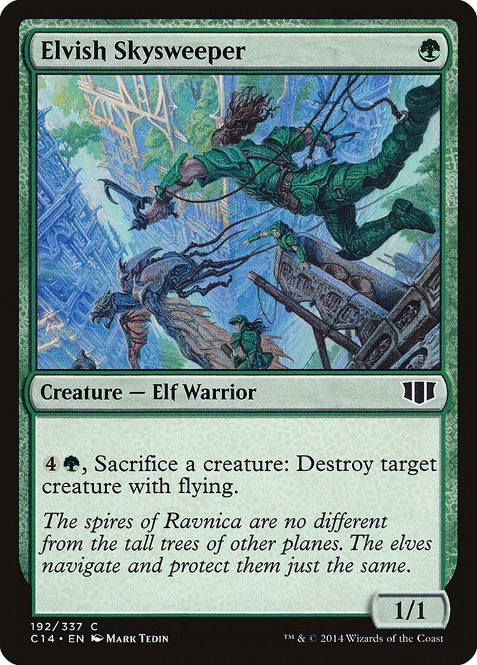 Image for Elvish Skysweeper (192) [Commander 2014] - Magic: The Gathering