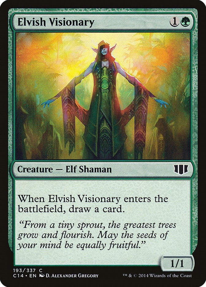 Image for Elvish Visionary (193) [Commander 2014] - Magic: The Gathering