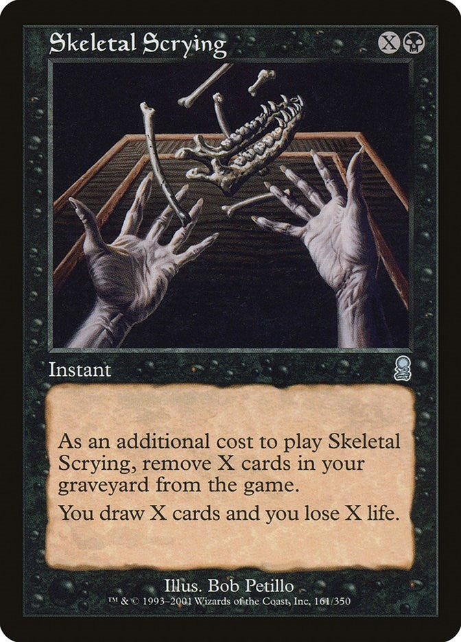 Image for Skeletal Scrying (161) [Odyssey] - Magic: The Gathering