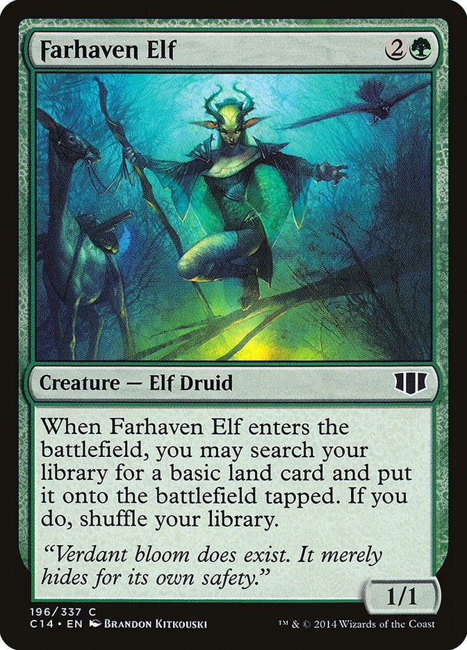 Image for Farhaven Elf (196) [Commander 2014] - Magic: The Gathering