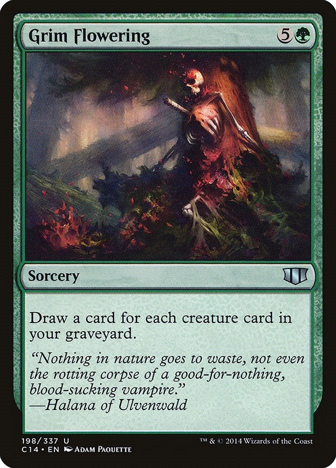 Image for Grim Flowering (198) [Commander 2014] - Magic: The Gathering