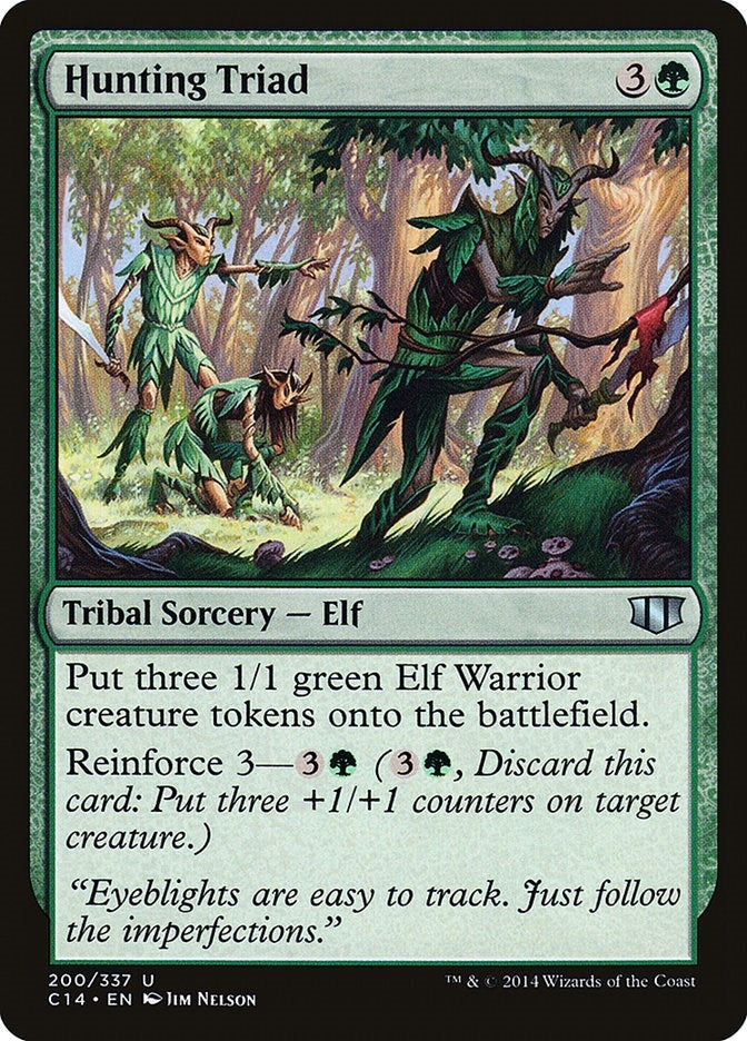 Image for Hunting Triad (200) [Commander 2014] - Magic: The Gathering