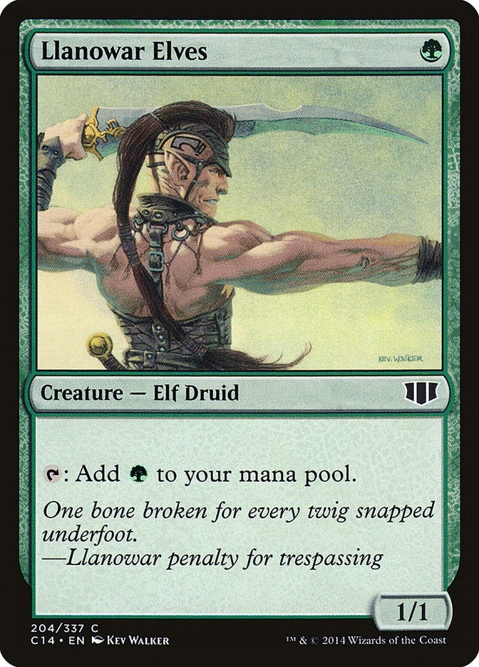 Image for Llanowar Elves (204) [Commander 2014] - Magic: The Gathering