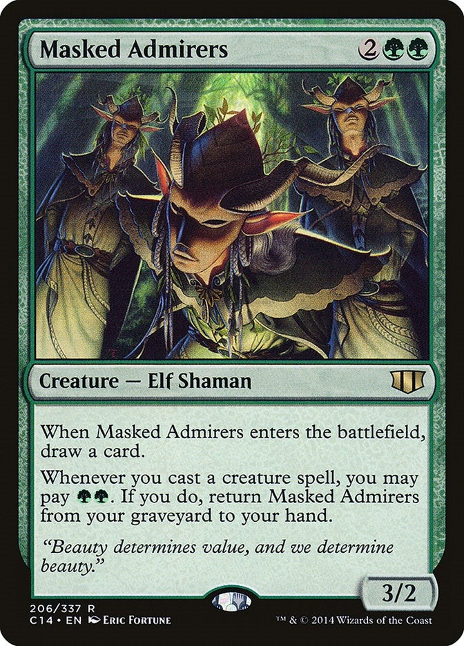 Image for Masked Admirers (206) [Commander 2014] - Magic: The Gathering